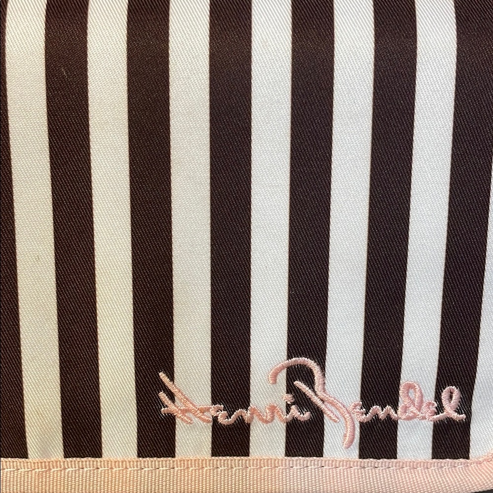 Henri Bendel Striped Jewelry Organizing Clutch